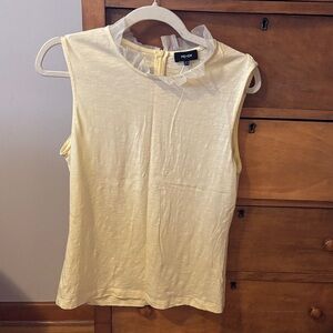 ME+EM Light Yellow Sleeveless Tank Top